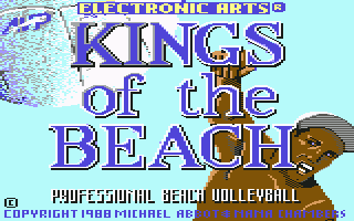 Kings of the Beach screenshot 2 for Commodore 64